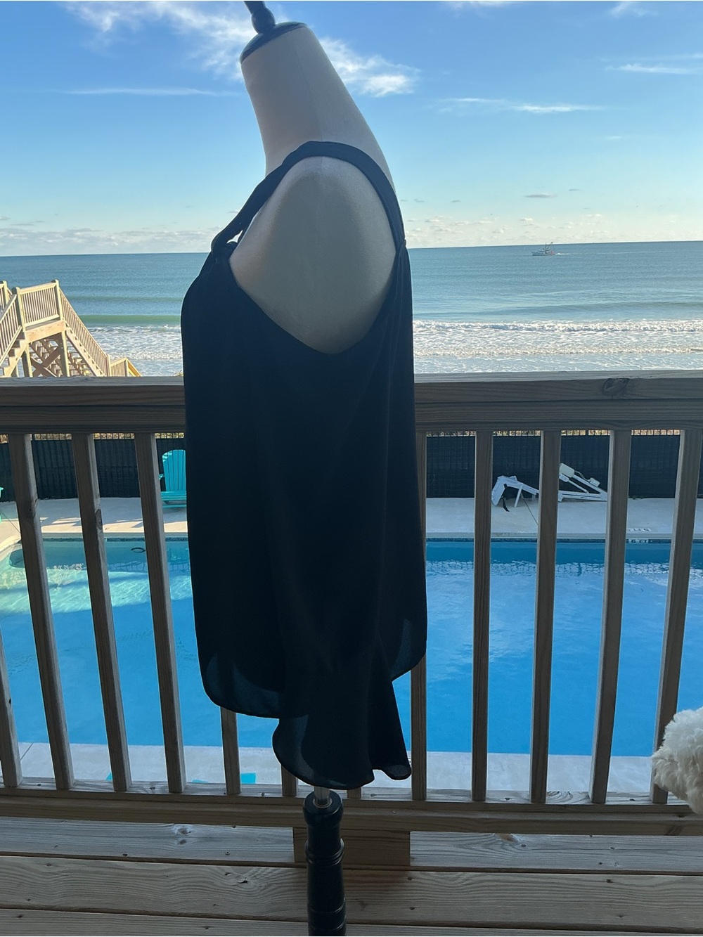 H by Halston Cold Shoulder Elegant Blouse - Picture 14 of 16